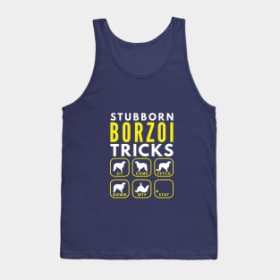 Stubborn Borzoi Tricks - Dog Training Tank Top